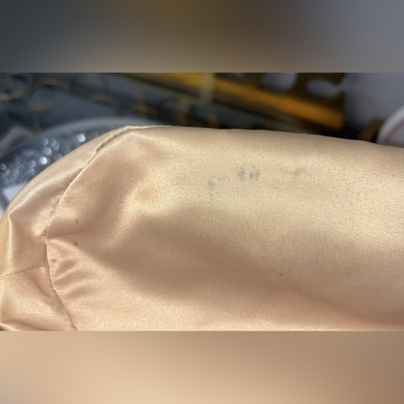 Coach 2007 Bleecker Denim Floral Appliqué Whiskey Leather Flower Bag EUC - Picture 15 of 16